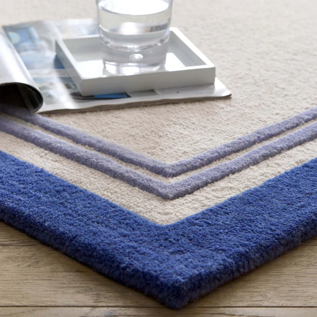 Origins Piper Blue 80 x 150cm,120 x 170cm,160 x 230cm,200 x 290cm,67 x 200cm runner