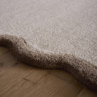 Origins Scalloped Elsie Rug, Natural/Brown 120 x 170cm,160 x 230cm,200 x 300cm,67 x 230cm runner