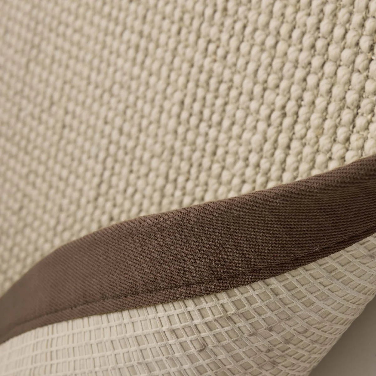 Origins Sisal Boucle Rug with Mocha Border 80 x 150cm,120 x 170cm,160 x 230cm,67 x 200cm runner