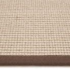 Origins Sisal Boucle Rug with Mocha Border 80 x 150cm,120 x 170cm,160 x 230cm,67 x 200cm runner