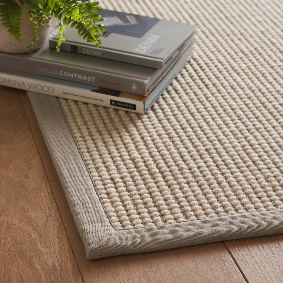 Origins Sisal Boucle Rug with Soft Grey Border 80 x 150cm,120 x 170cm,160 x 230cm,67 x 200cm runner