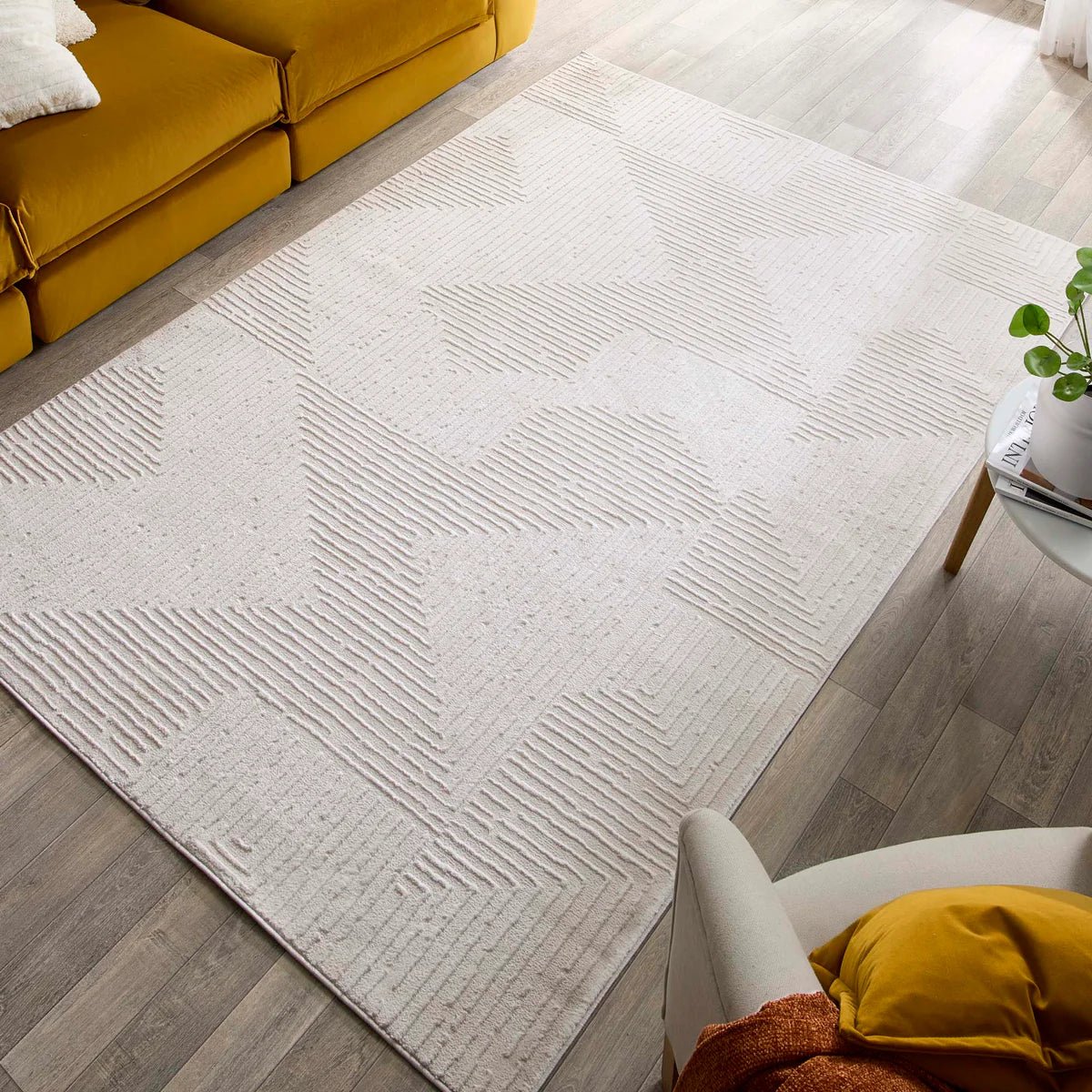 Origins White Sands Zen Cream 120 x 170cm,160 x 230cm,80 x 150cm
