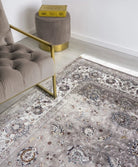 Ornate Persian Floral Grey Rug 120 x 180cm,80 x 150cm,160 x 230cm,200 x 300cm