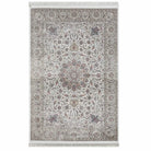 Ornate Persian Floral Ivory Rug 120 x 180cm,80 x 150cm,160 x 230cm,200 x 300cm