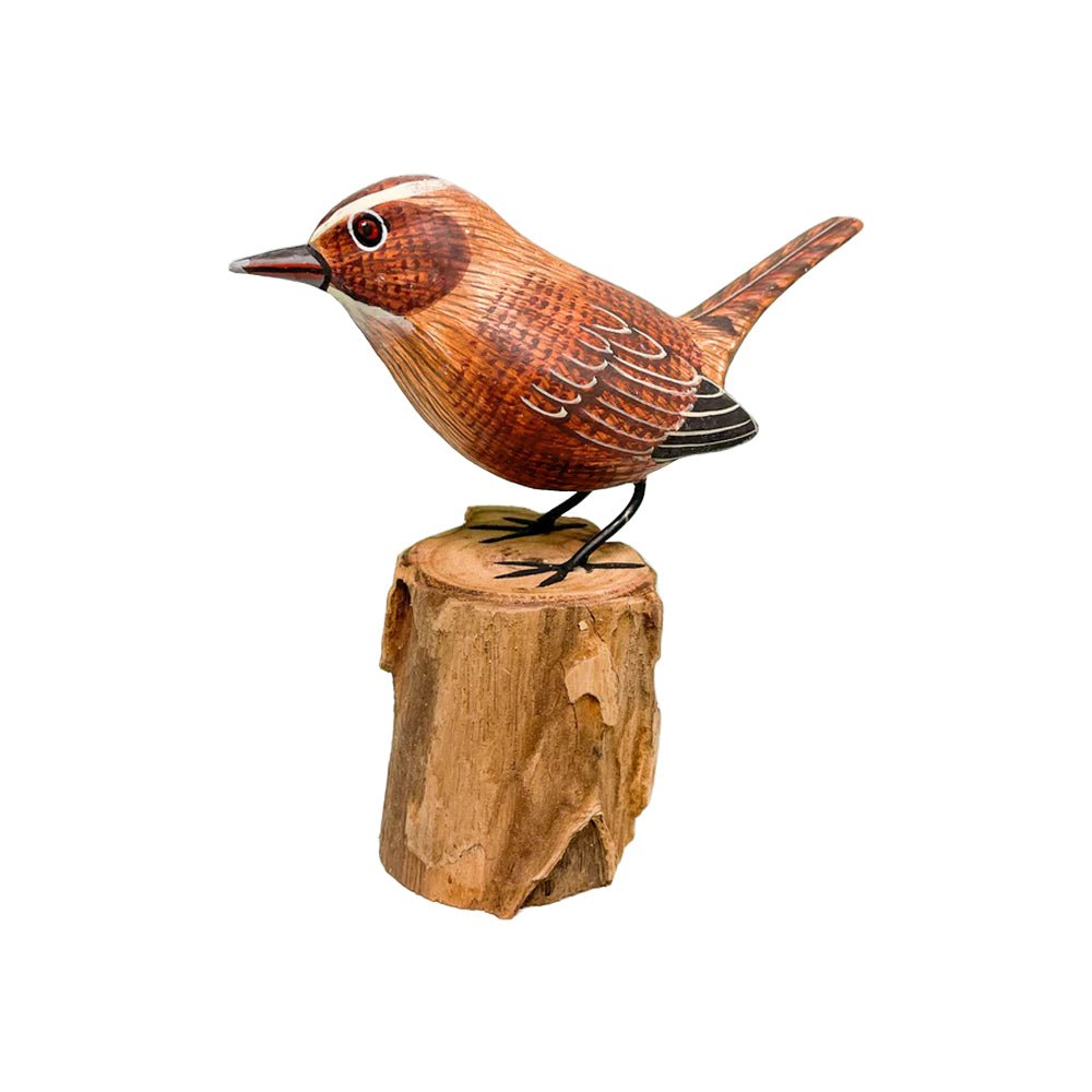 Painted Wooden Wren