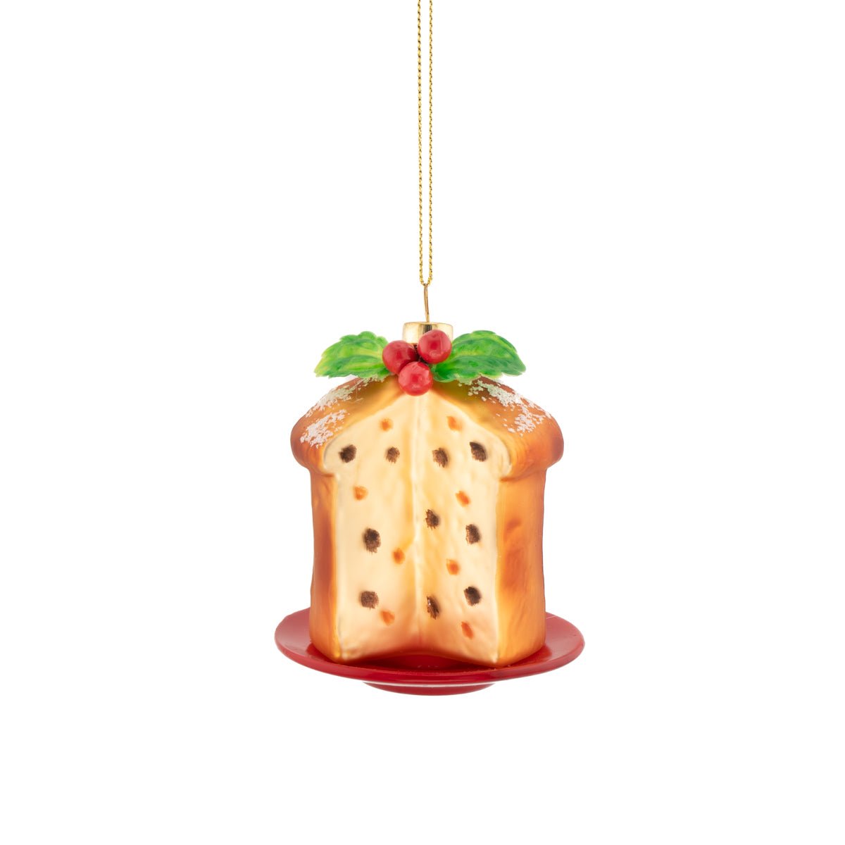 Panettone Shaped Bauble - Angela Reed - Christmas Decorations