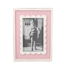 Pink Scalloped Photo Frame