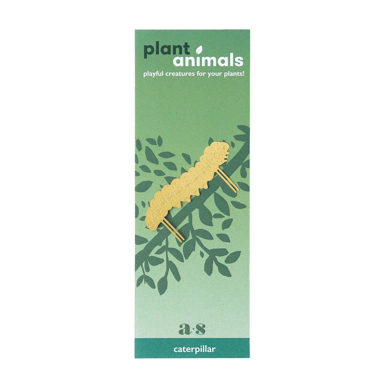 Plant Animal - Caterpillar, Insect Plant Charm