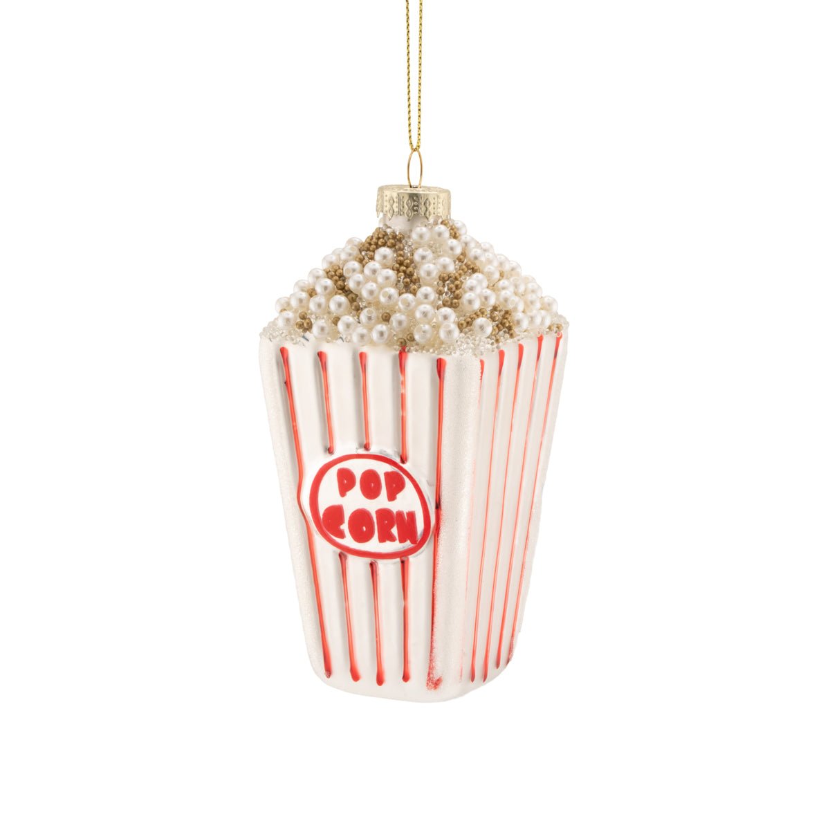 Popcorn Shaped Bauble - Angela Reed - Christmas Decorations