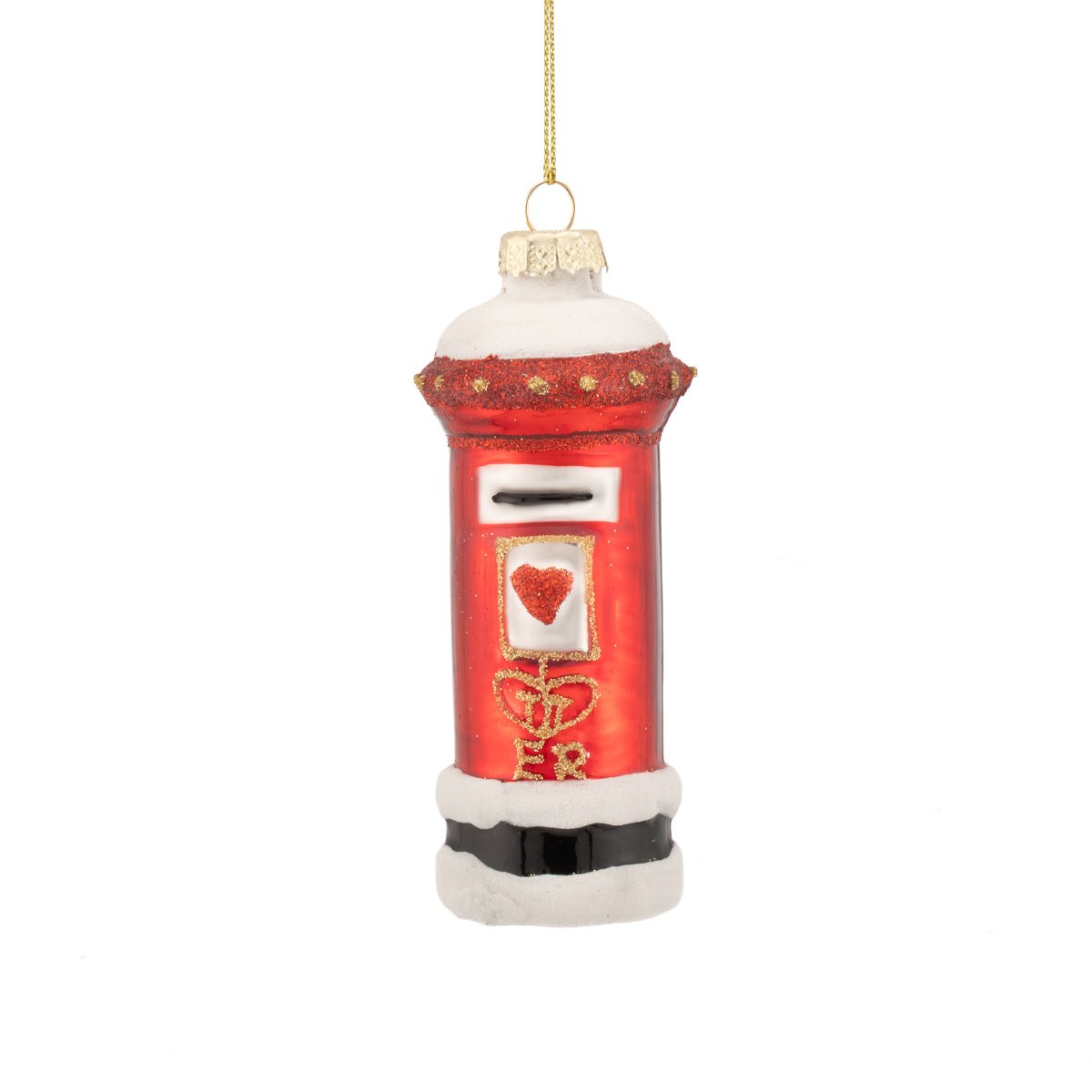 Post Box Shaped Bauble - Angela Reed - Christmas Decorations