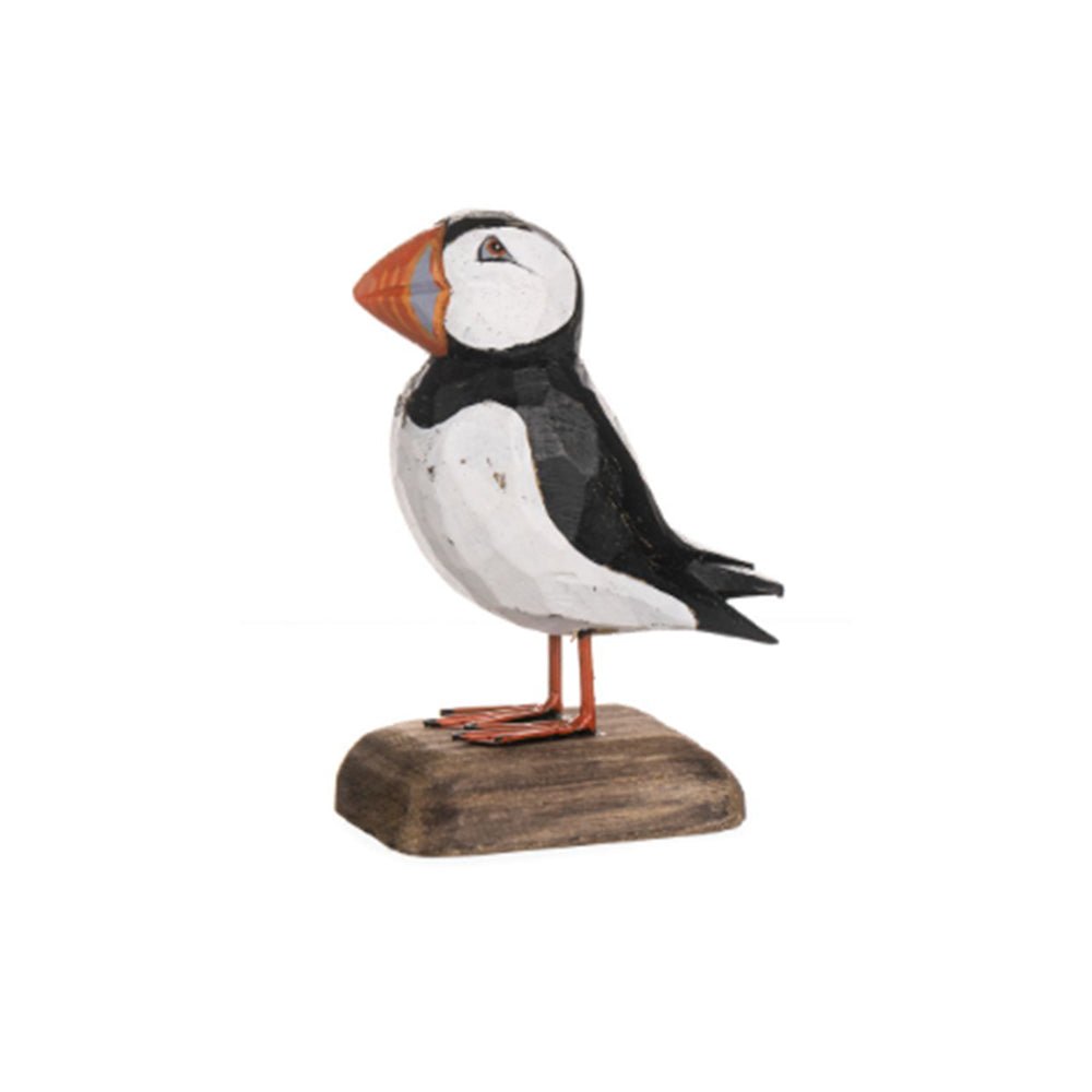 Puffin on a Wooden Block, Medium