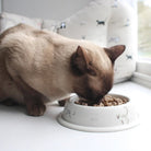 Purrfect Metal Cat Bowl