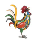 Recycled Metal Multicoloured Rooster