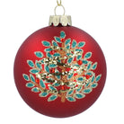 Red Bauble with Glitter Tree - Angela Reed - Christmas Decorations
