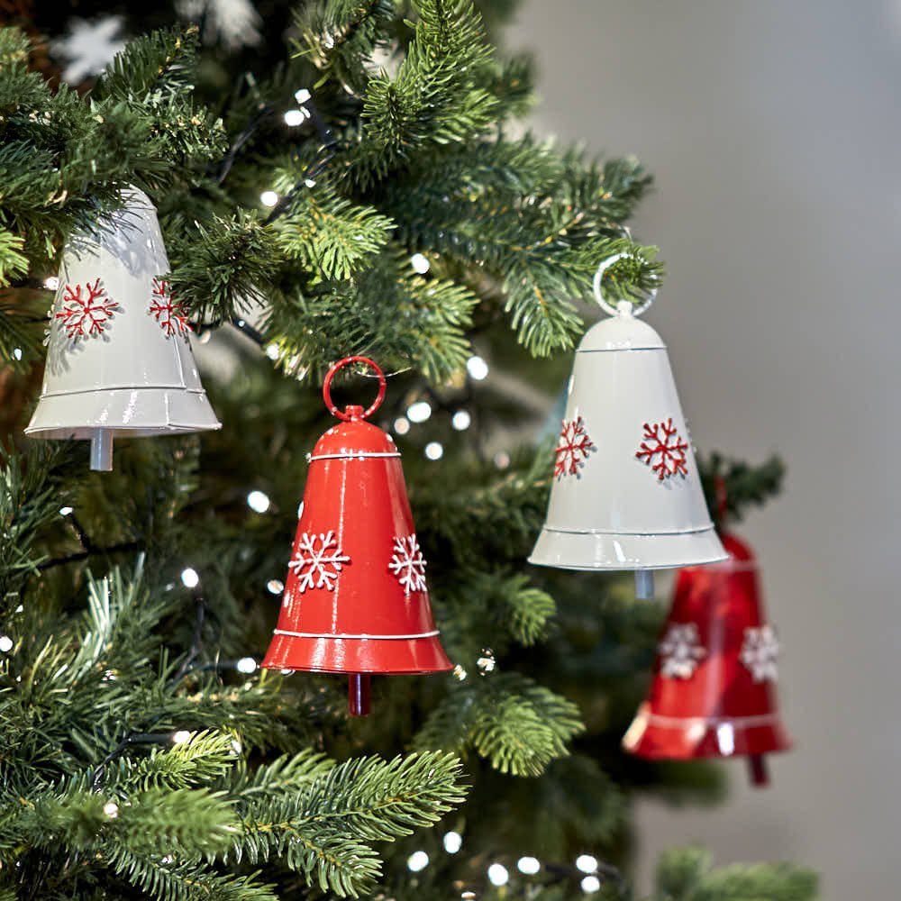 Red Snowflake Bell