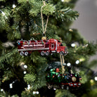 Red Truck Shaped Bauble