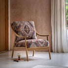 Reliant Armchair Indra Stripe,Zari Jacquard