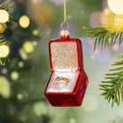 Ring in a Box Shaped Bauble - Angela Reed - Christmas Decorations