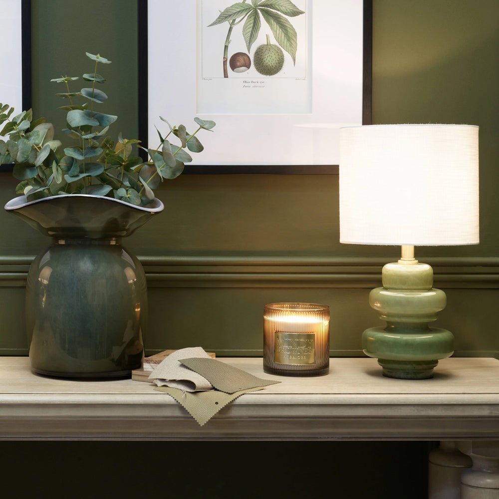 Safio Lamp, Green - Angela Reed -