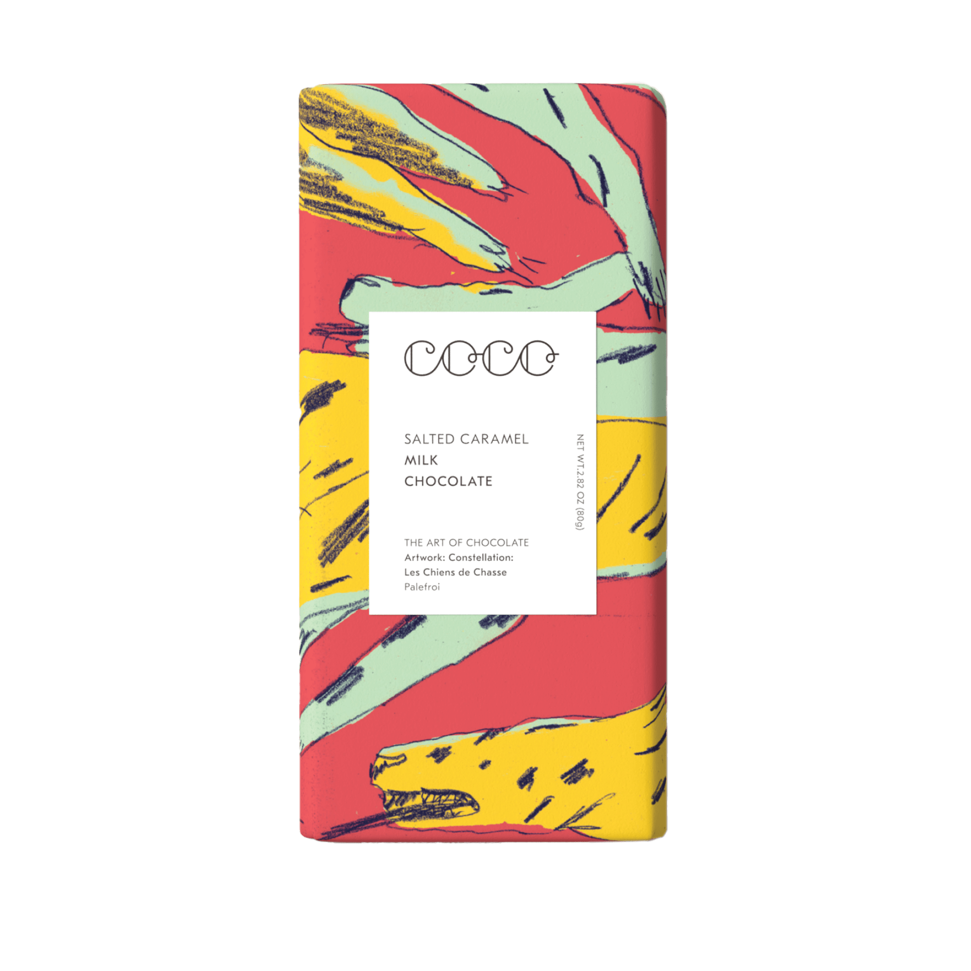 Salted Caramel Milk Chocolate Bar, 80g