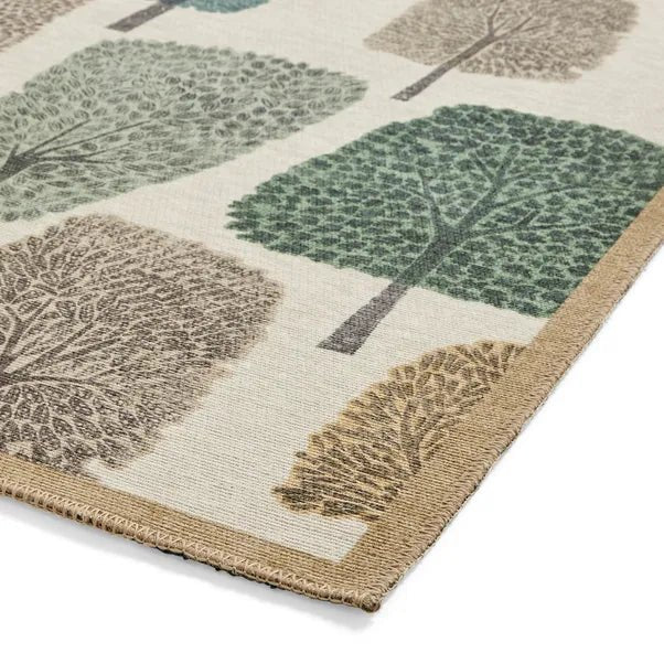 Scion Cedar Washable Rug, Cedar Juniper 76 x 150cm,120 x 170cm,152cm circle,152 x 230cm,185 x 290cm,61 x 230cm runner