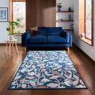 Scion Dancing Daisies Washable Rug, Ink and Blush 76 x 150cm,120 x 170cm,152 x 230cm,185 x 290cm,61 x 230cm runner