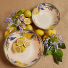 Set of 2 Melamine Lemon Salad Plates