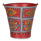 Set of 3 Flower Iron Buckets - Angela Reed - Christmas Decorations
