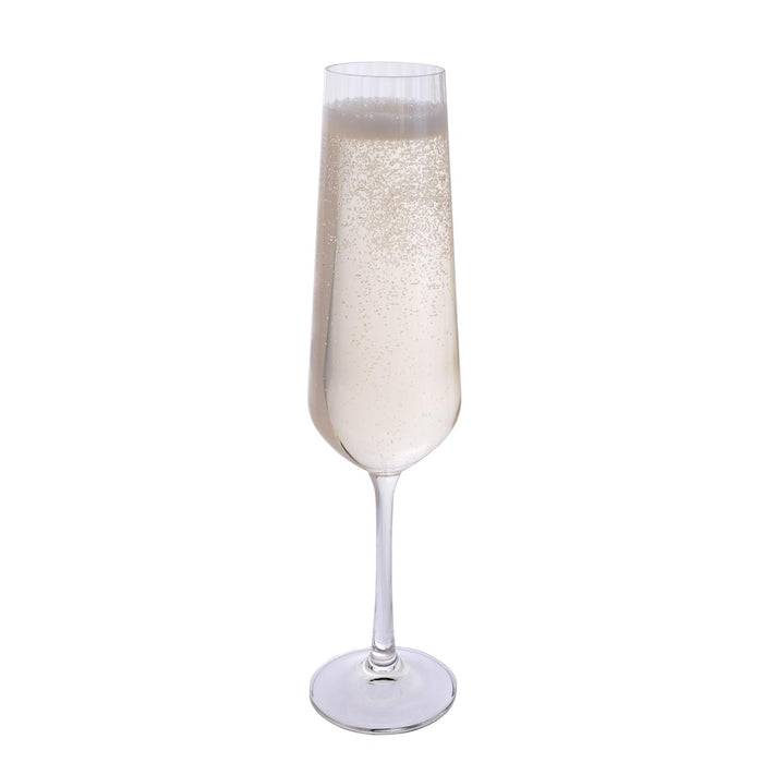 Set of 4 Dartington Cheers! Optic Flutes