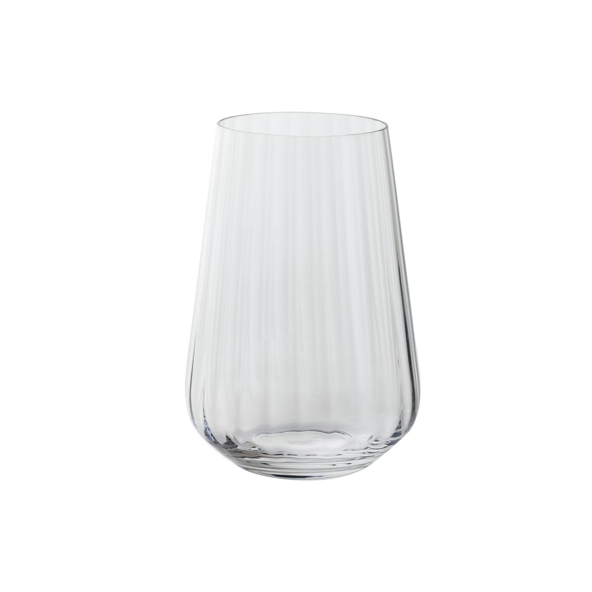 Set of 4 Dartington Cheers! Optic Tall Tumbler Glasses