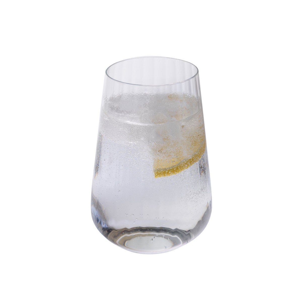 Set of 4 Dartington Cheers! Optic Tall Tumbler Glasses