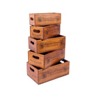 Set of 5 Hogwarts School Nesting Boxes