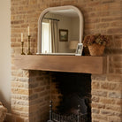 Shoreline Overmantle Mirror, Grey
