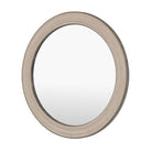 Shoreline Round Mirror, Grey