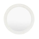 Shoreline Round Mirror, White