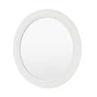 Shoreline Round Mirror, White