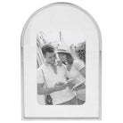 Silver Curve Arch Photo Frame, 6" x 4"