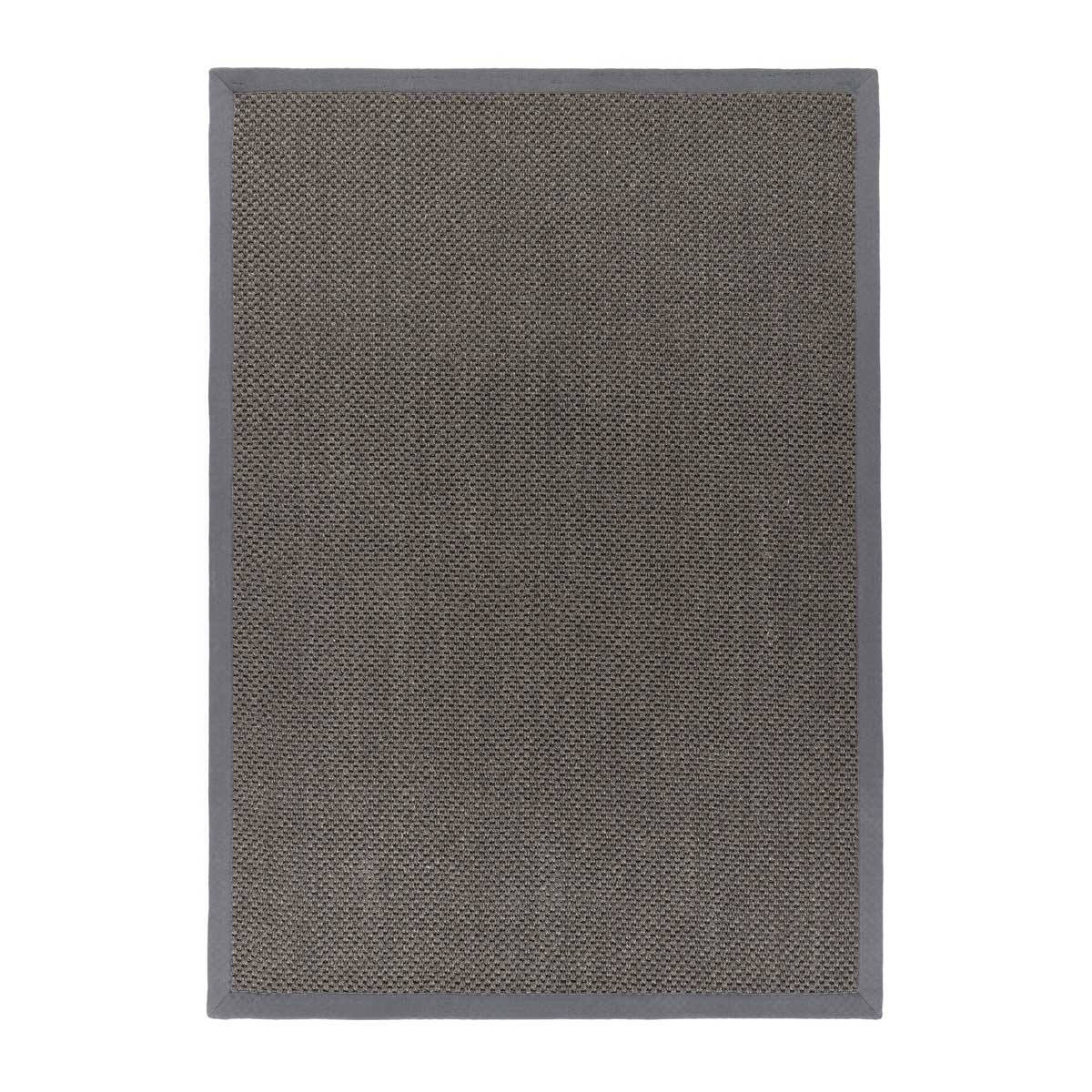Sisal Rug Grey with Dark Grey Border 120 x 170cm,160 x 230cm,200 x 290cm,67 x 200cm
