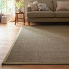 Sisal Rug in Green with Sage Green Border 120 x 170cm,160 x 230cm,200 x 290cm,67 x 200cm