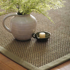 Sisal Rug in Green with Sage Green Border 120 x 170cm,160 x 230cm,200 x 290cm,67 x 200cm