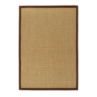 Sisal Rug in Natural with Dark Brown Border 120 x 170cm,160 x 230cm,200 x 290cm,67 x 200cm