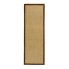 Sisal Rug in Natural with Dark Brown Border 120 x 170cm,160 x 230cm,200 x 290cm,67 x 200cm