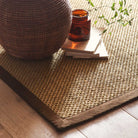 Sisal Rug in Natural with Dark Brown Border 120 x 170cm,160 x 230cm,200 x 290cm,67 x 200cm