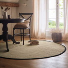 Sisal Rug Light Beige with Black Border 120 x 170cm,160 x 230cm,200 x 290cm,67 x 200cm