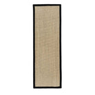 Sisal Rug Light Beige with Black Border 120 x 170cm,160 x 230cm,200 x 290cm,67 x 200cm