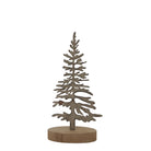 Small Rustic Silhouette Tree On Stand - Angela Reed - Christmas Decorations