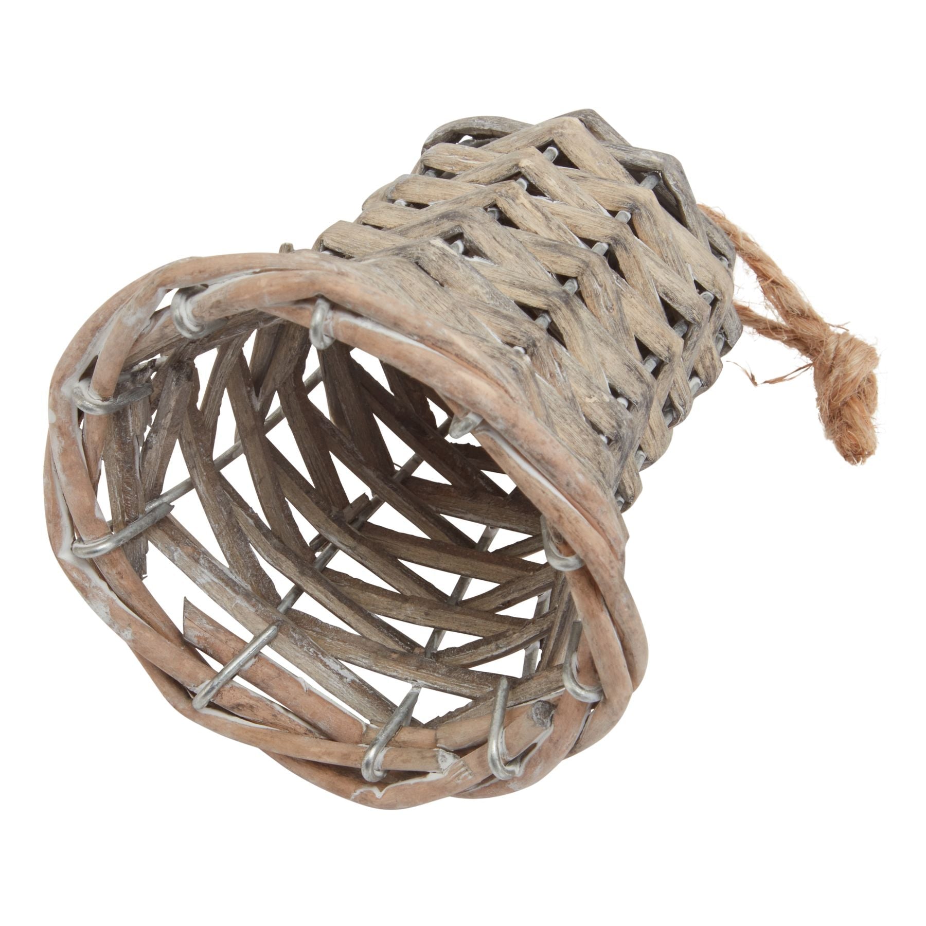 Small Wicker Bell Decoration - Angela Reed - Christmas Decorations