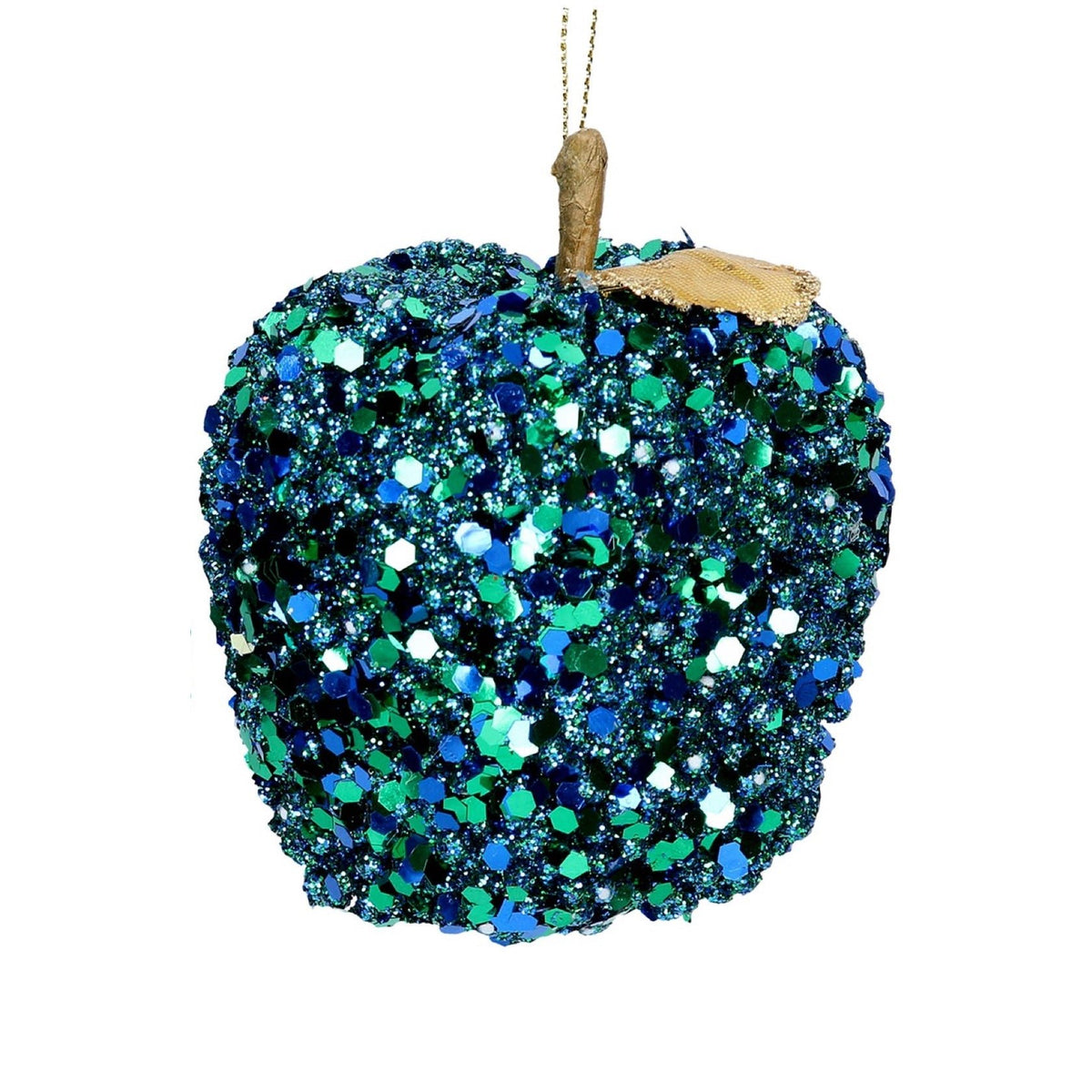 Sparkling Green Fruit Baubles, Assorted - Angela Reed - Christmas Decorations