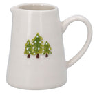 Stoneware Mini Jug, Trees - Angela Reed - Christmas Decorations