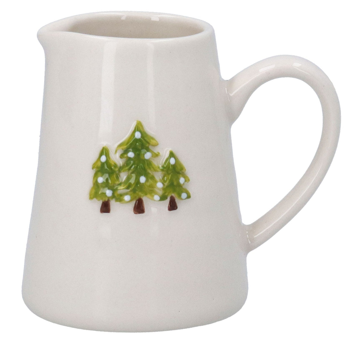 Stoneware Mini Jug, Trees - Angela Reed - Christmas Decorations